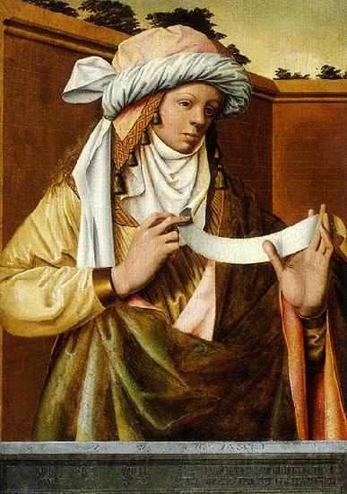 Ludger tom Ring the Younger Samian Sibyl Germany oil painting art